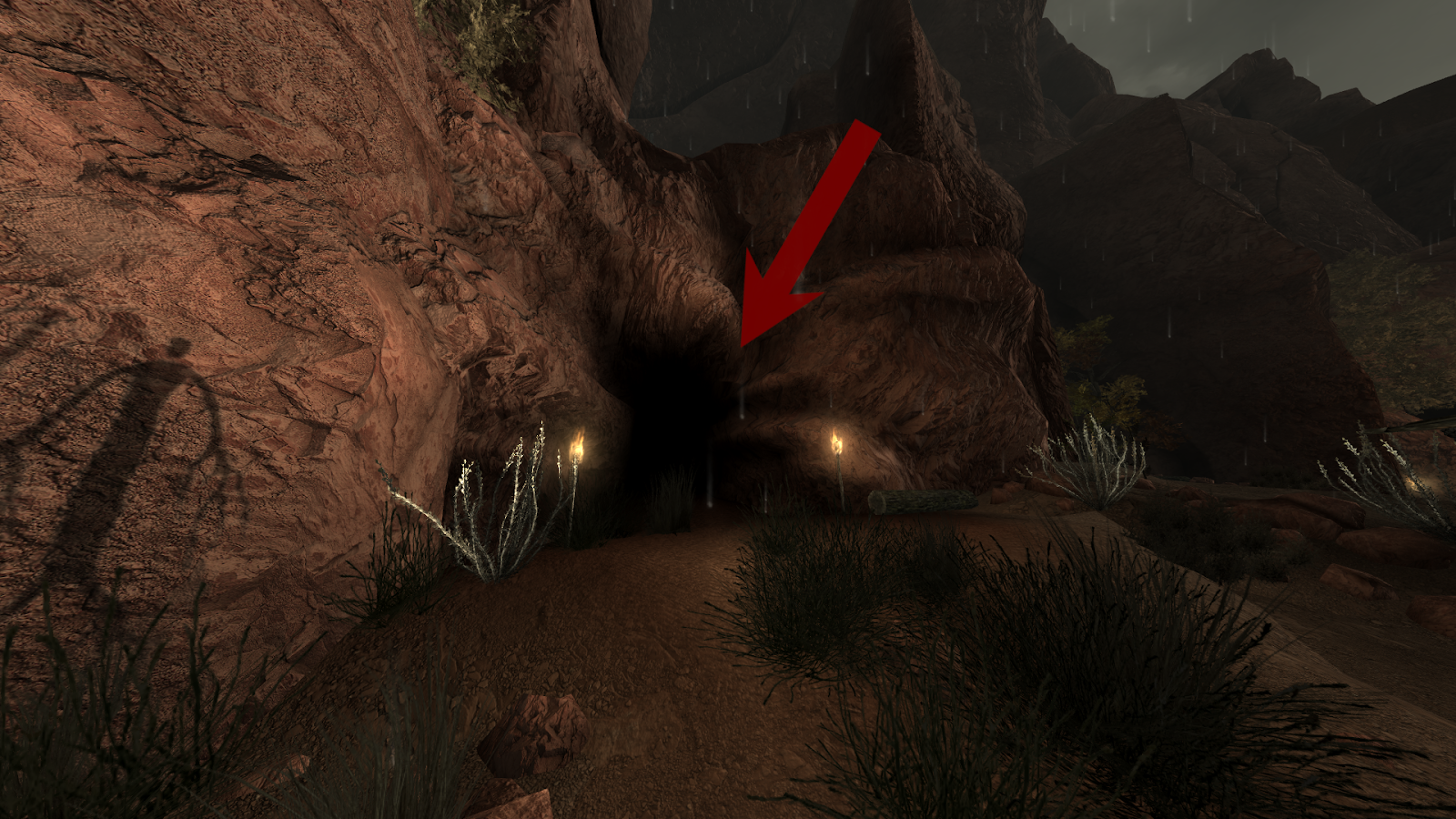 Entrance to White Bird’s cave | Fallout: New Vegas