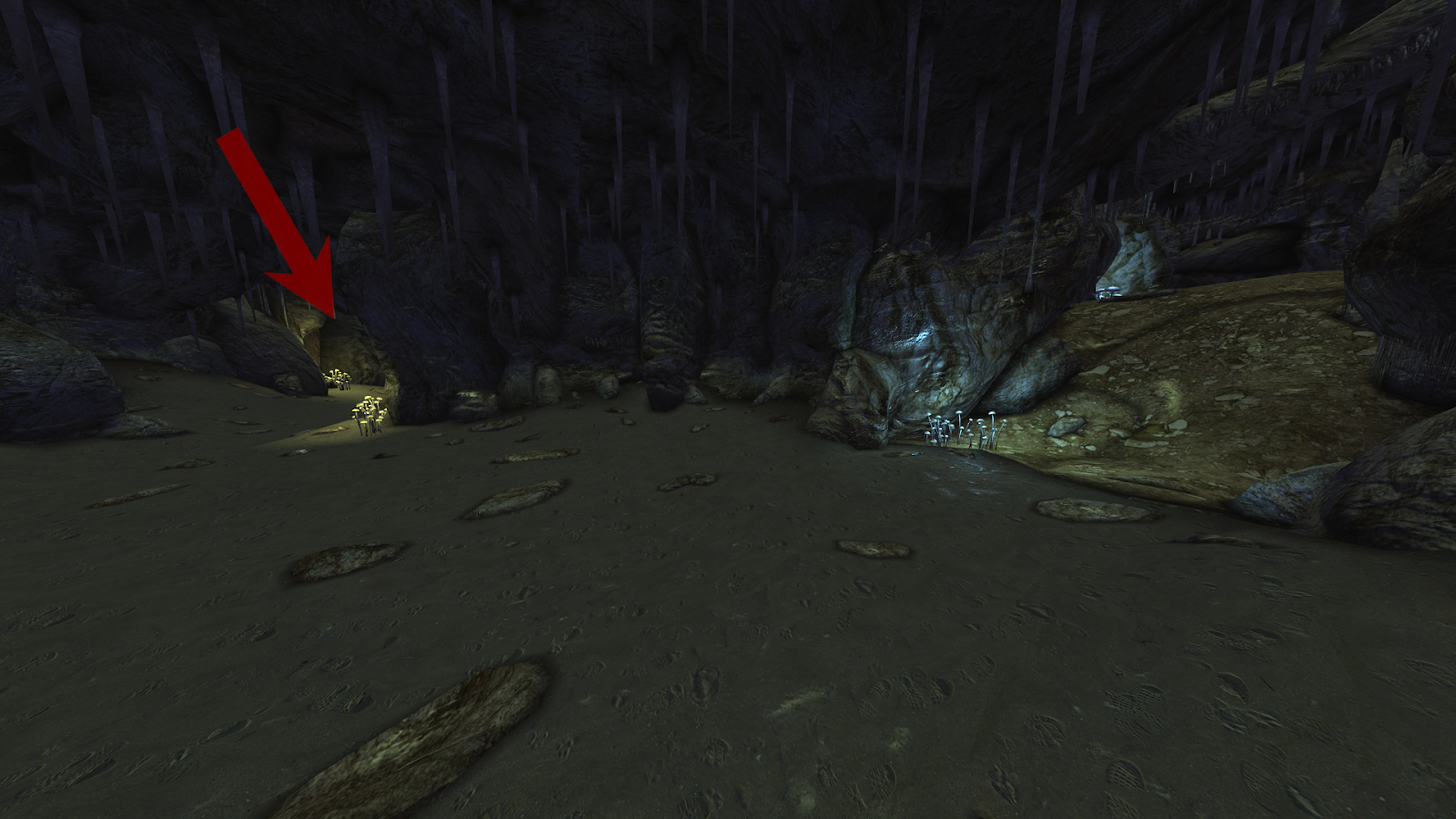 First turn to the right in the cave | Fallout: New Vegas