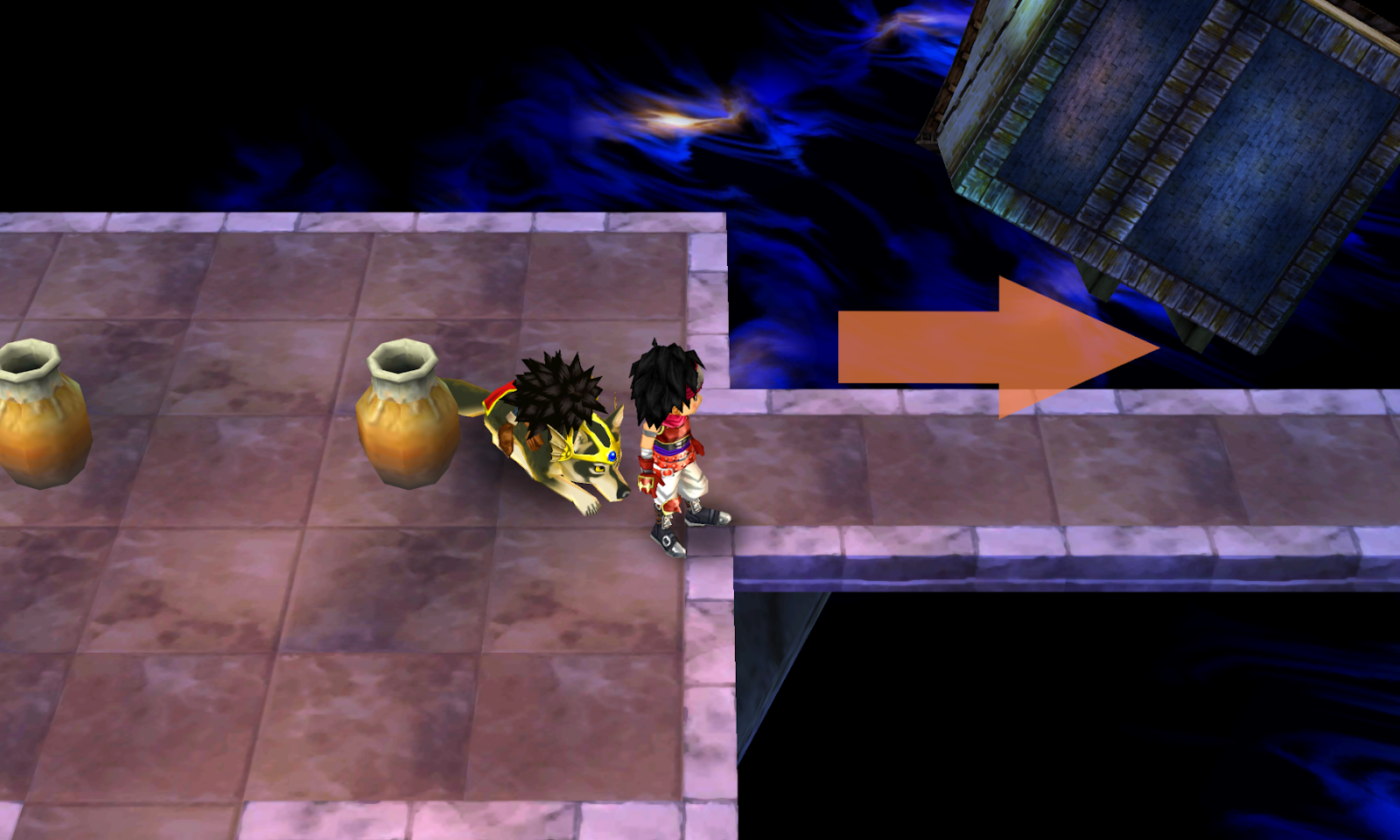 Enter the gate to get to the next floor (2) | Dragon Quest VII
