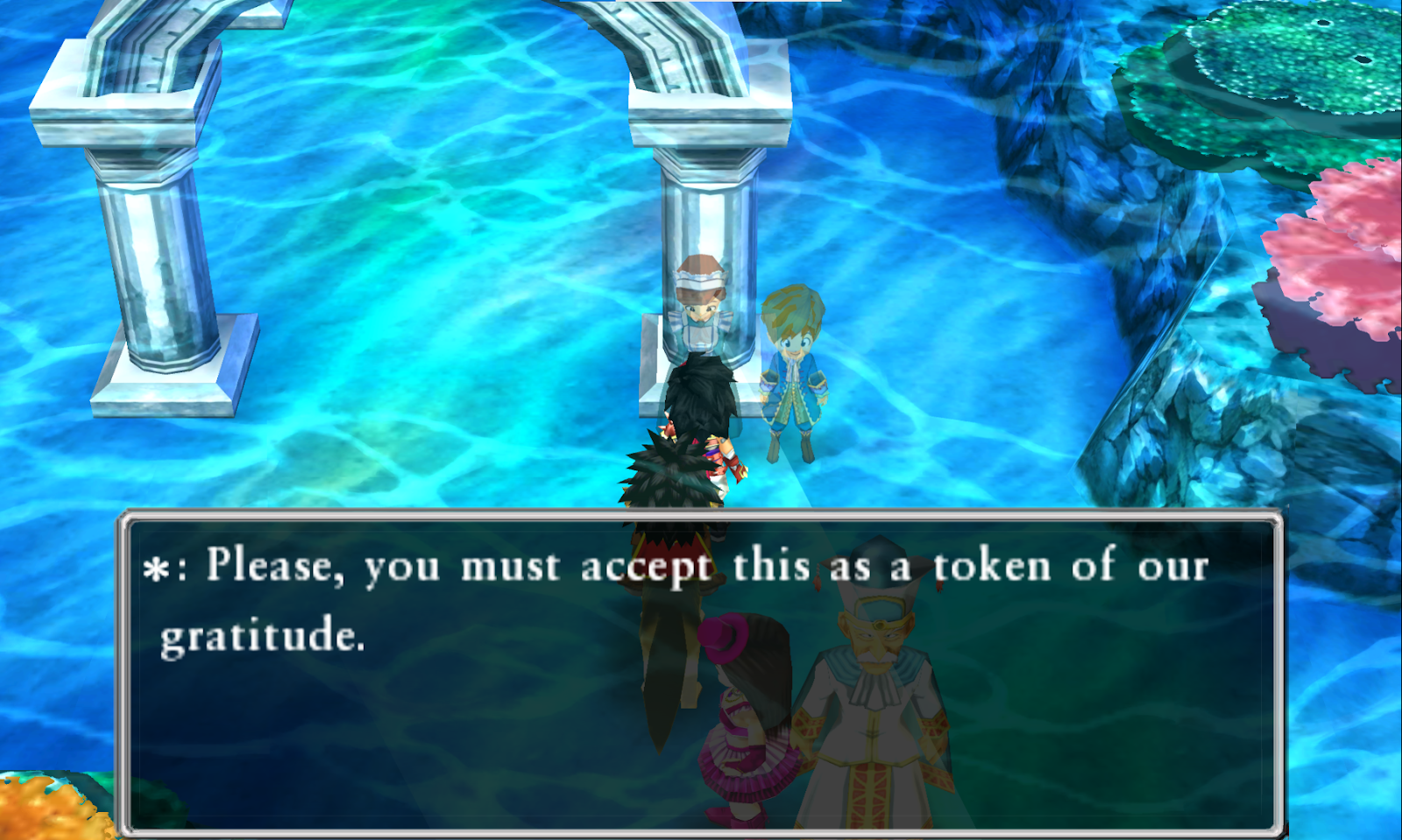 The ghost maid will give you the last fragment | Dragon Quest VII