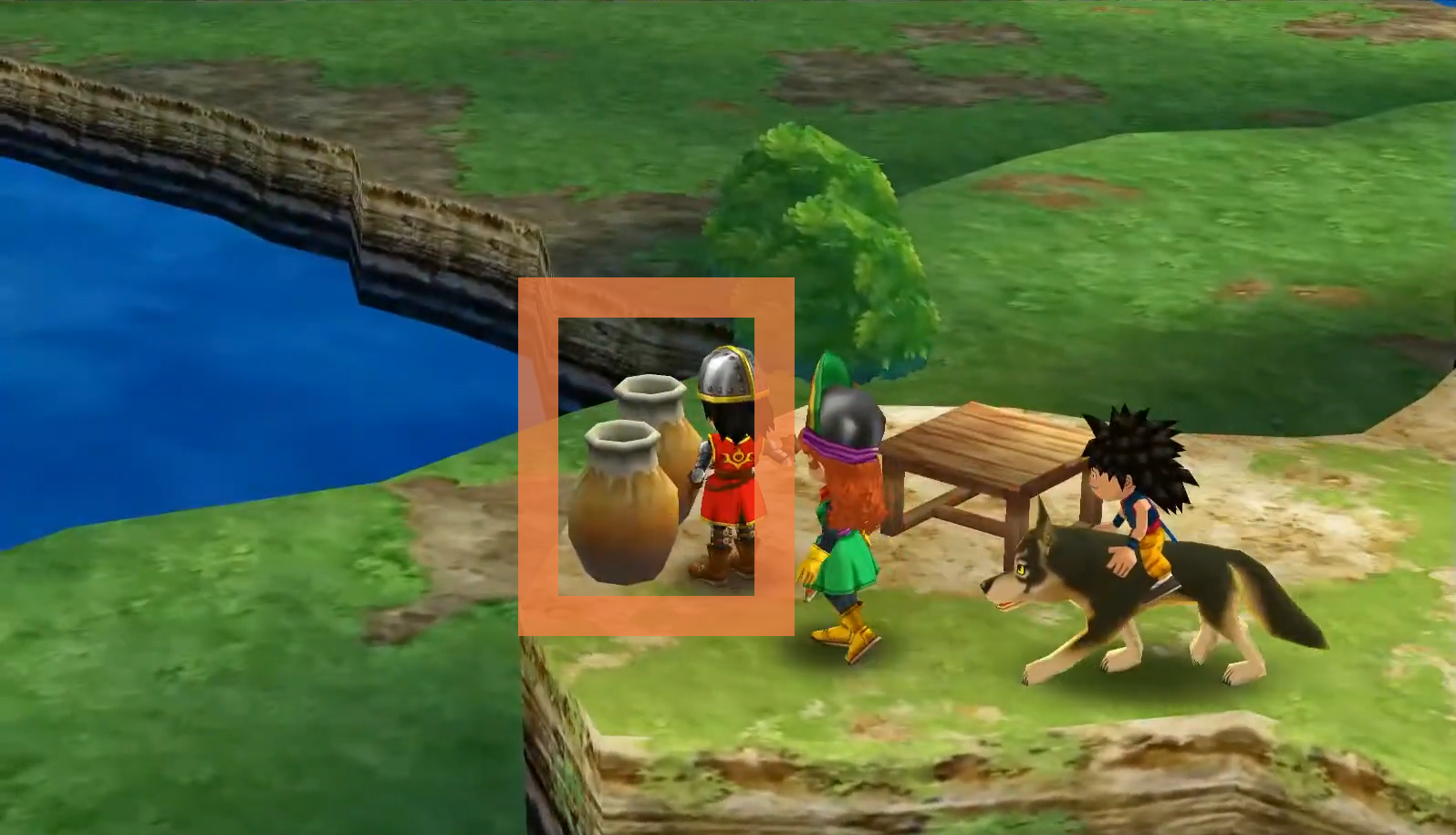 Break the pots to find a Mini Medal | Dragon Quest VII