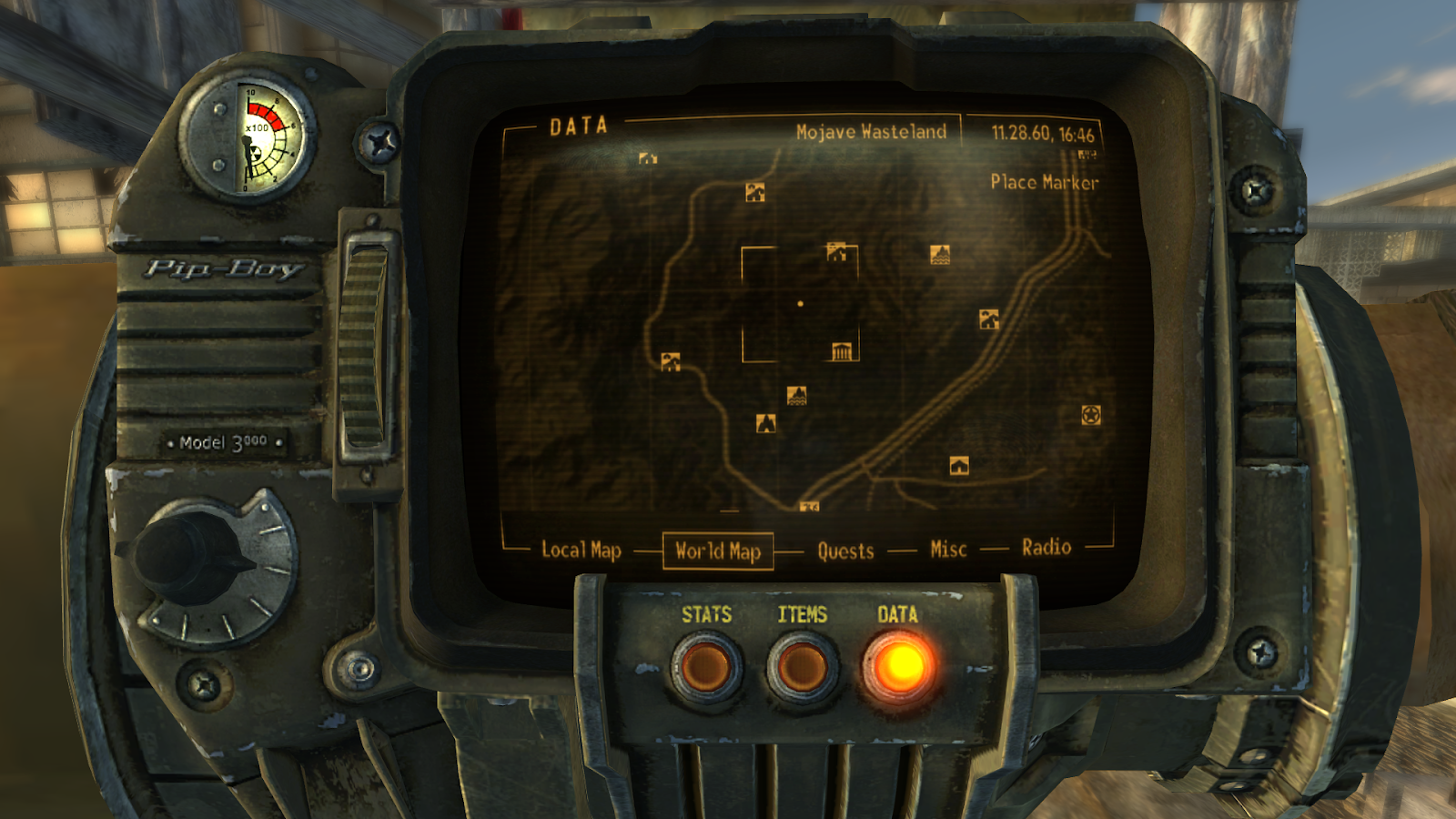 Location of the Giant Radscorpion nest | Fallout: New Vegas