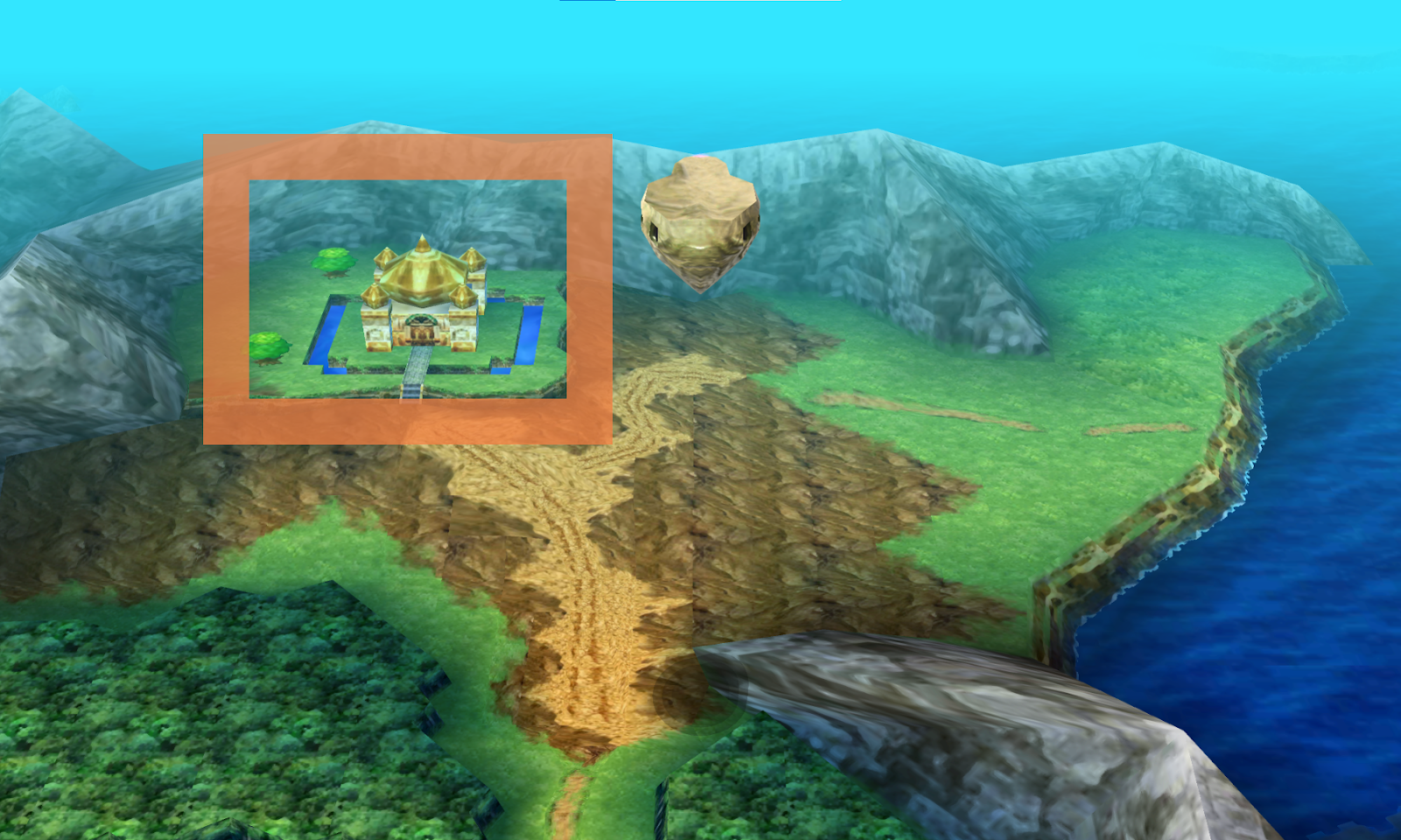 King Maximo’s Mansion is near Wetlock, to the northwest (2) | Dragon Quest VII