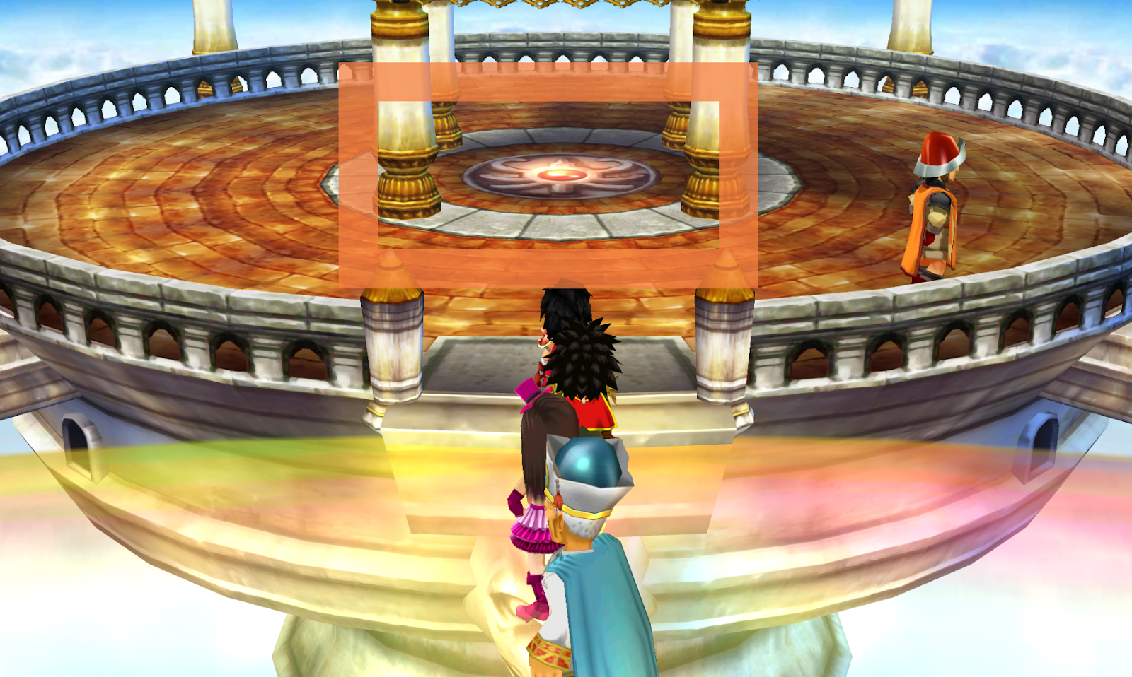 Check this pillar to get to the coral cave in the past (1) | Dragon Quest VII