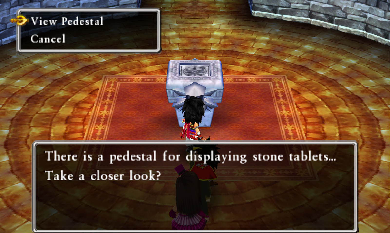 Check this pillar to get to the coral cave in the past (2) | Dragon Quest VII