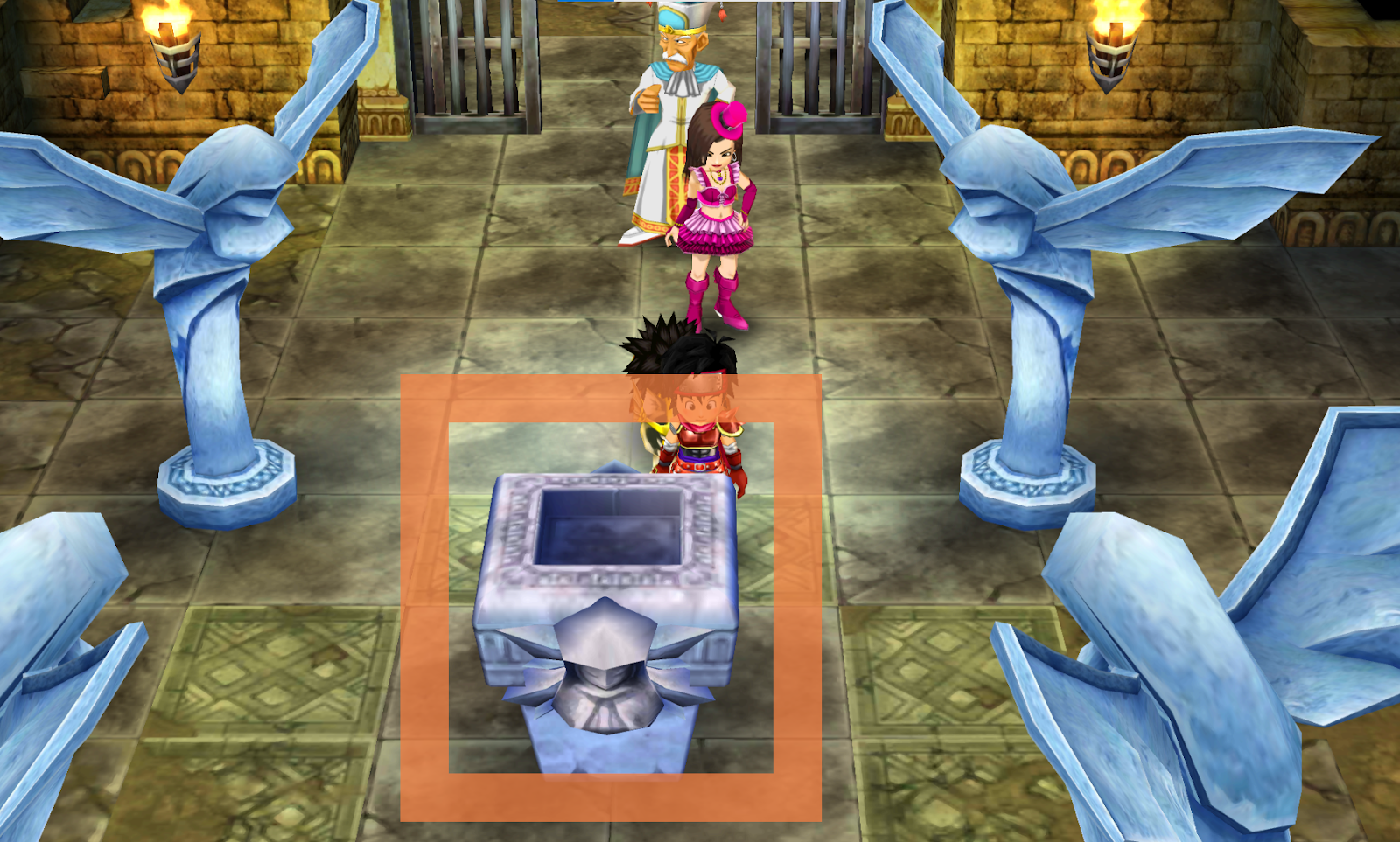 The Pillar is in the basement of the Divine Shrine (2) | Dragon Quest VII
