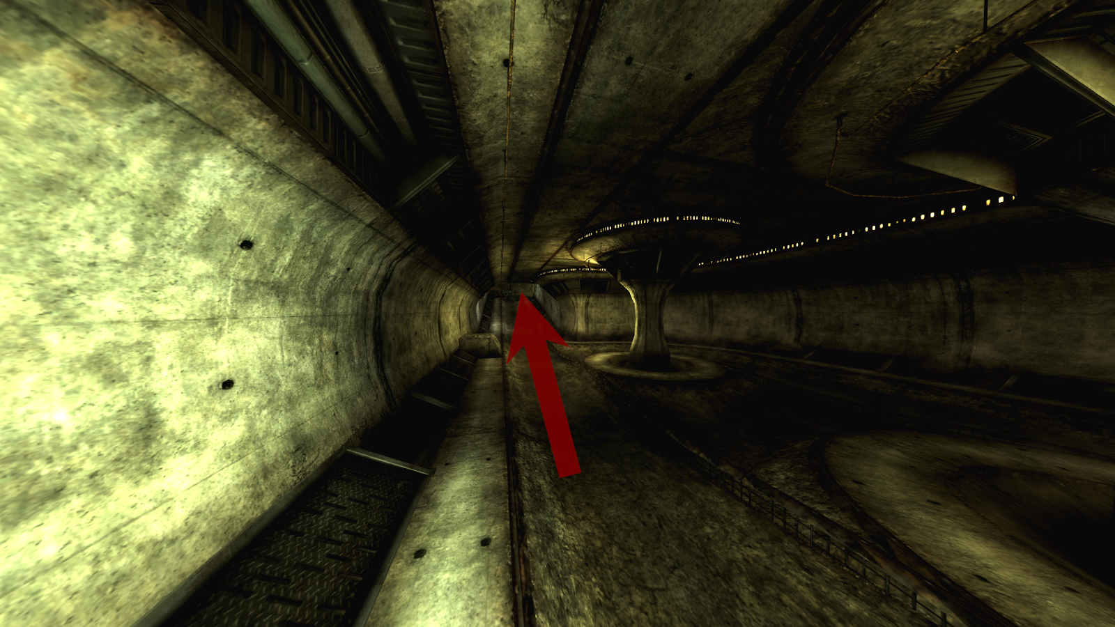 Sewer tunnel going west | Fallout: New Vegas