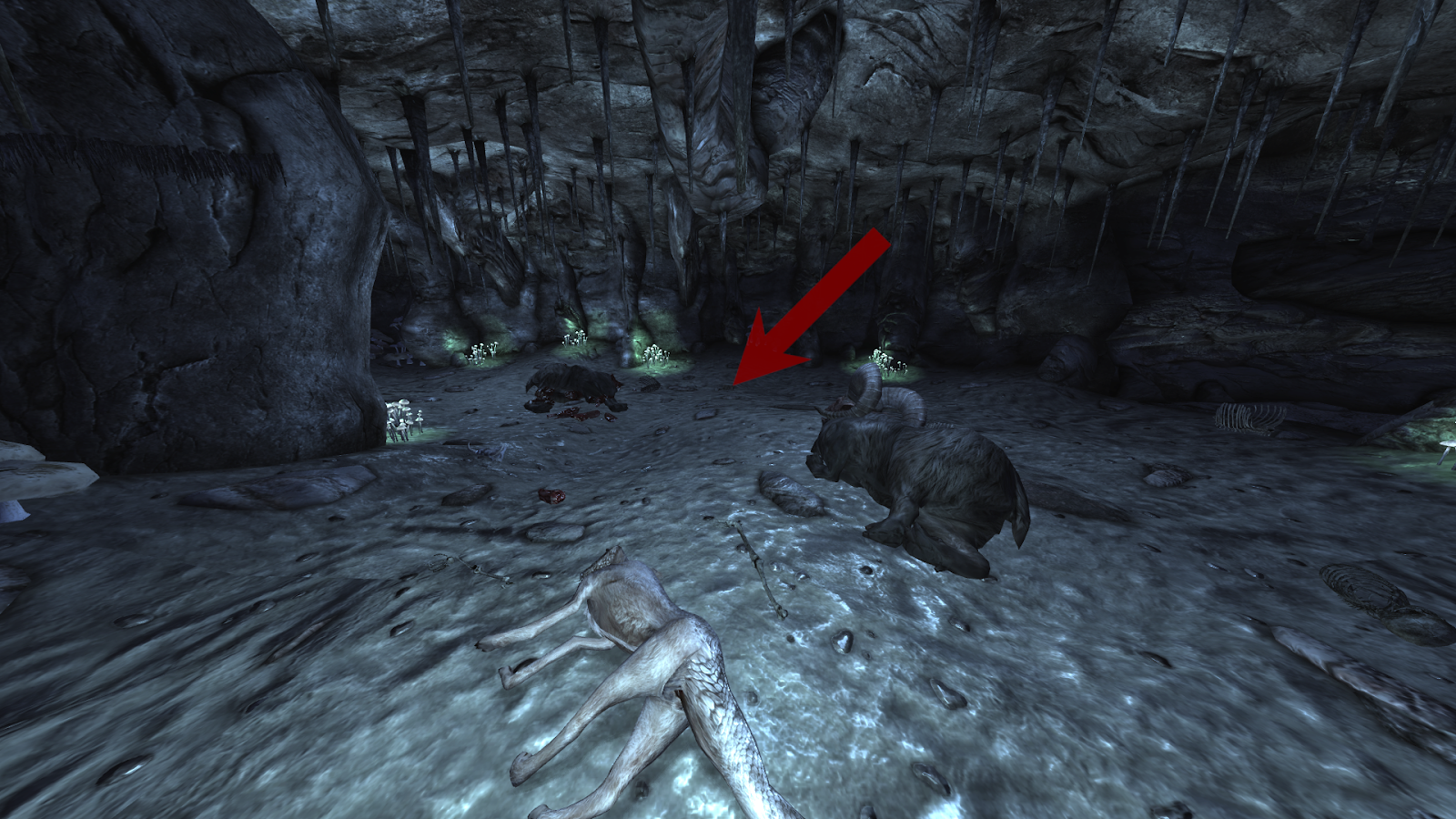 Oh, Baby! behind the dead Bighorners | Fallout: New Vegas