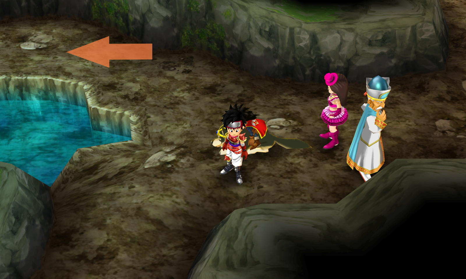 The stairs to the next floor (1) | Dragon Quest VII