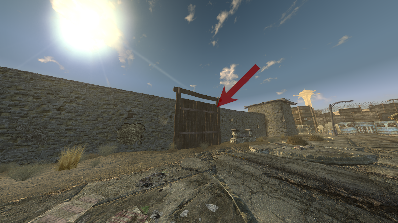 Entrance to the Old Mormon Fort | Fallout: New Vegas