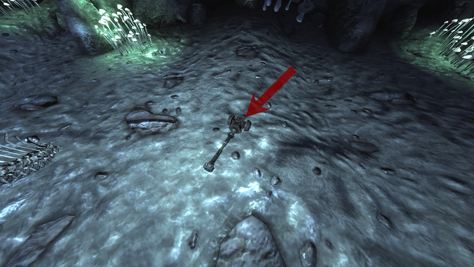 Oh, Baby! lying on the ground | Fallout: New Vegas