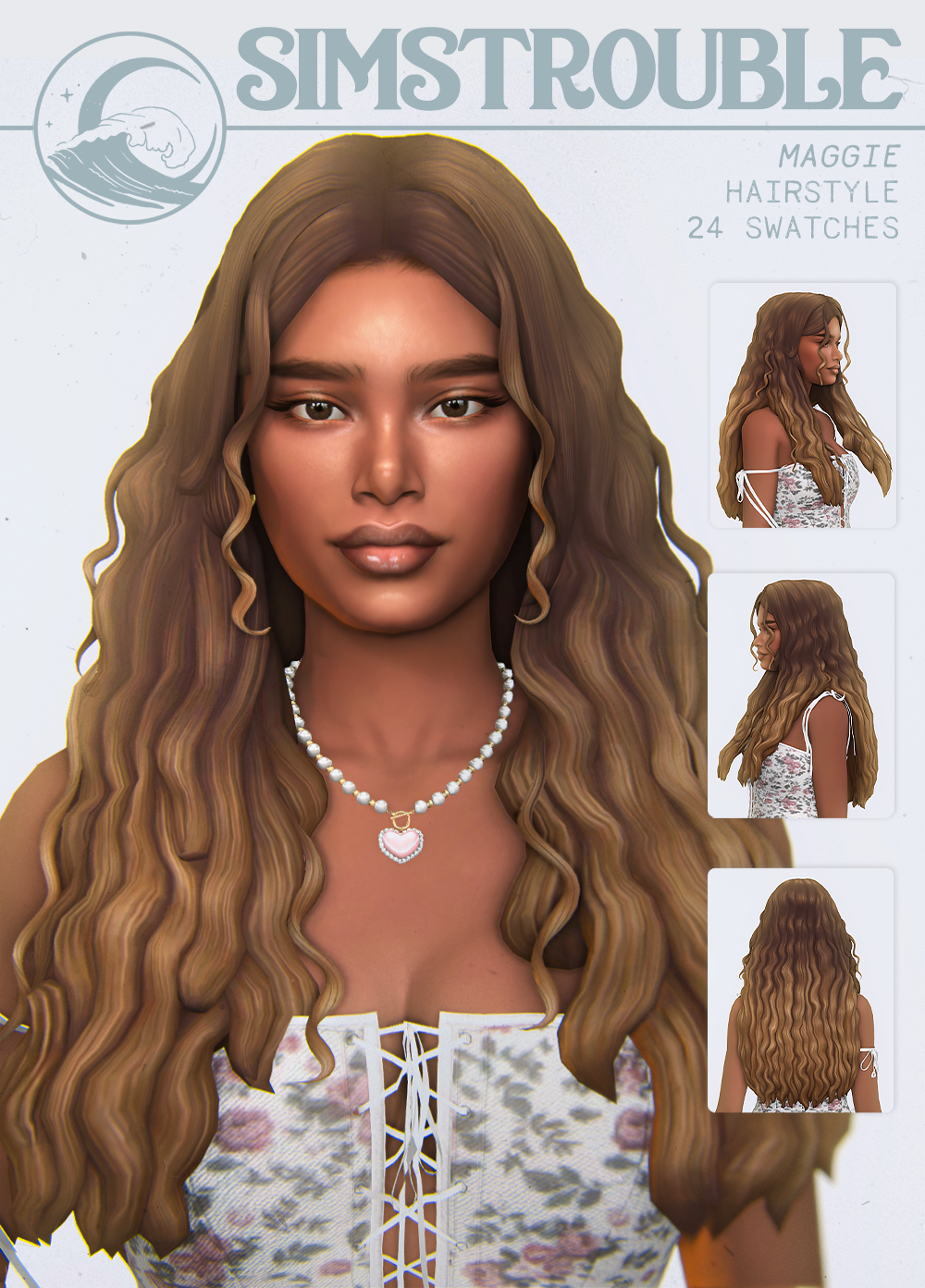 Maggie Hairstyle by simstrouble