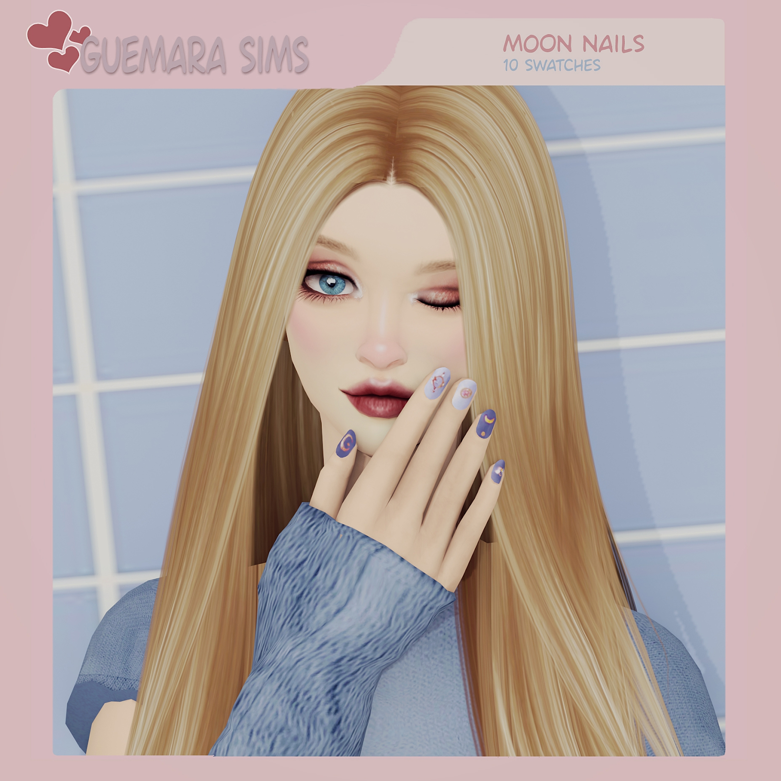 Moon Nails by guemarasims