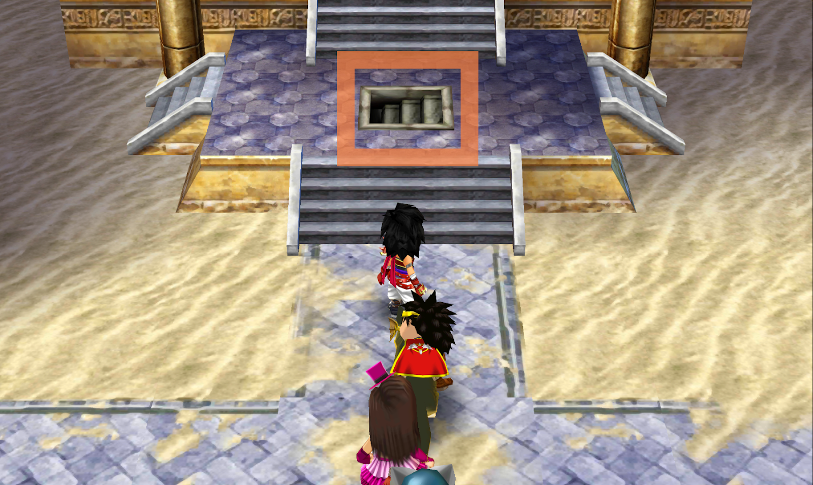 Go down these stairs | Dragon Quest VII