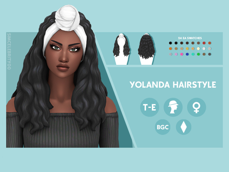Yolana Hairstyle by simcelebrity00