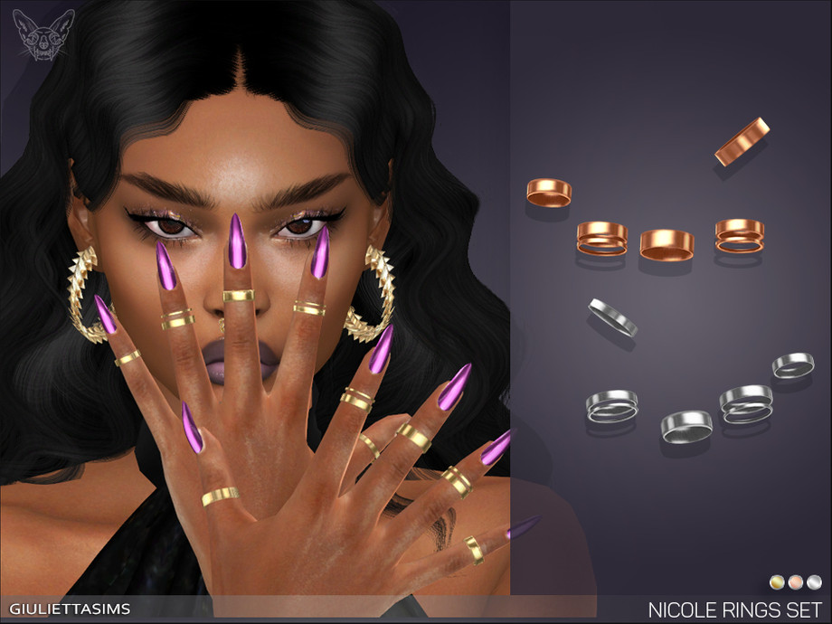 Nicole Multiple Rings Set by feyona