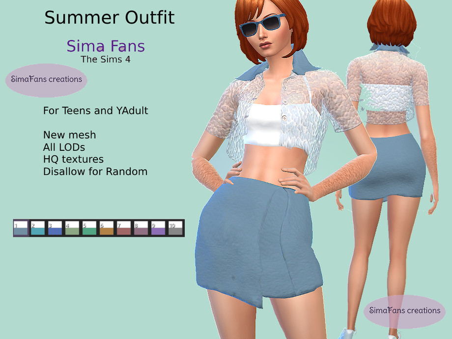 Summer Outfit by Simafans