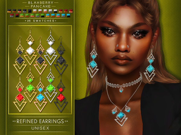 Refined Earrings by blahberrypancake