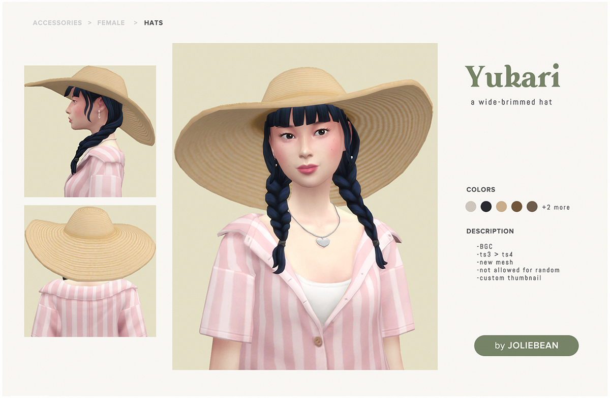 Yukari Hat by Joliebean