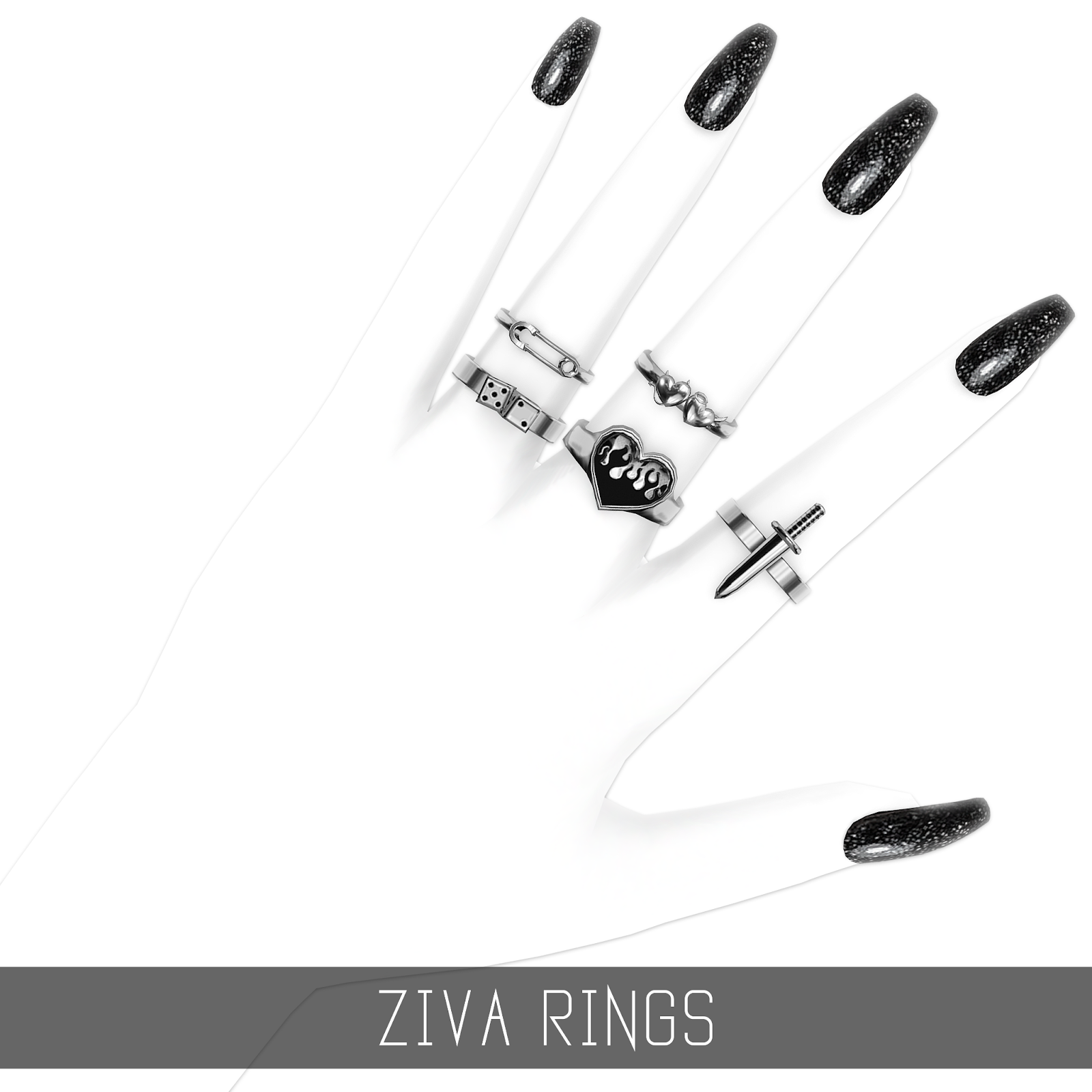 Ziva Rings by Simpliciaty