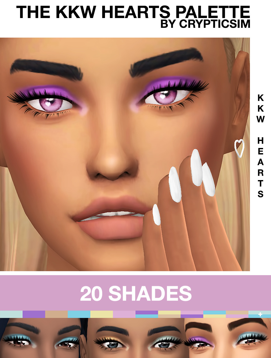KKW Hearts Palette by crypticsim