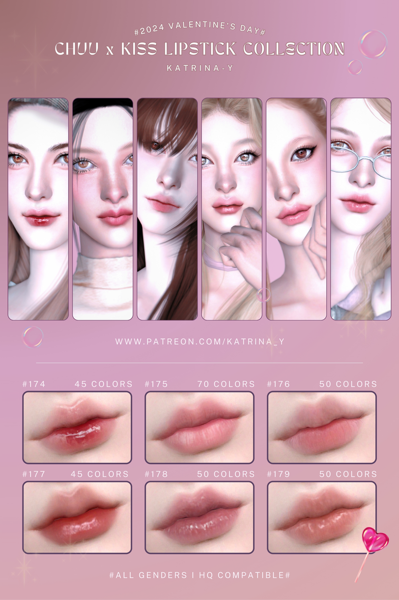 CHUU x KISS LIPSTICK COLLECTION by Katrina-y