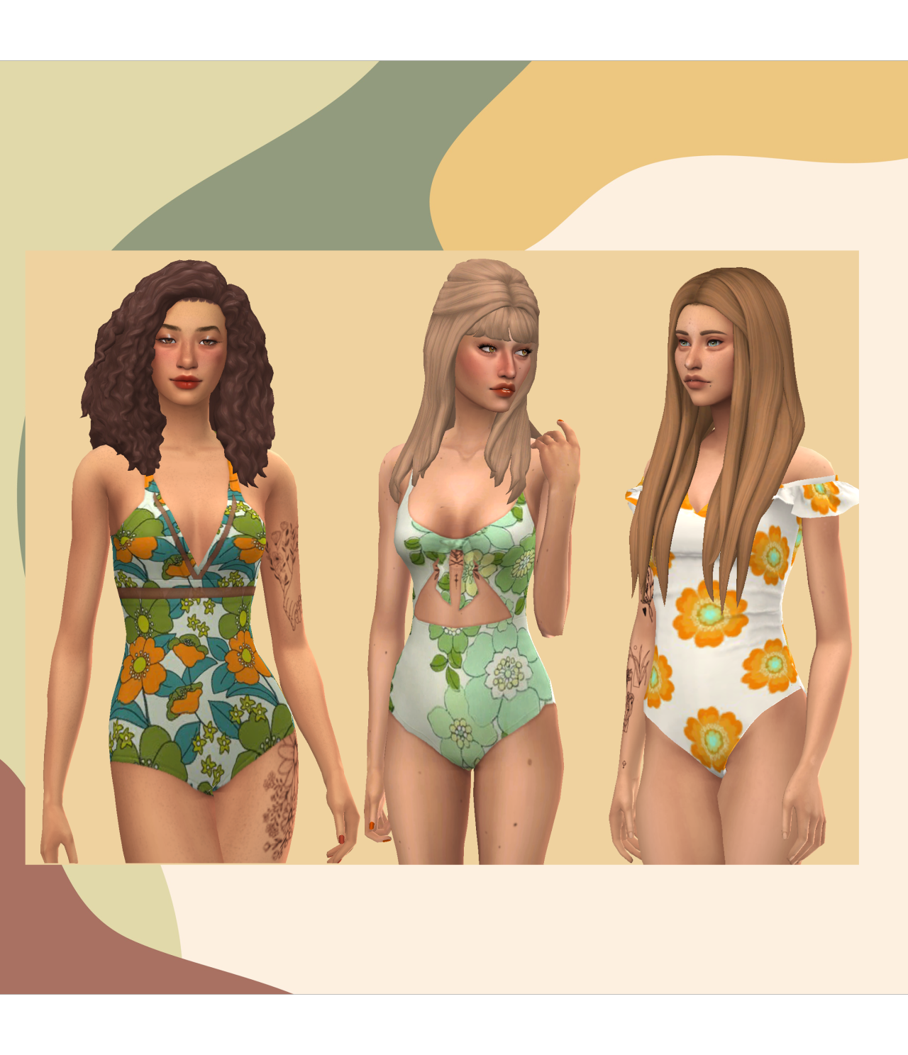 Swimsuit Recolors by Simminginchi
