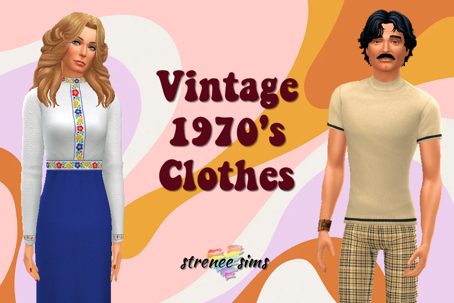 1970s Vintage Clothes by strenee sims